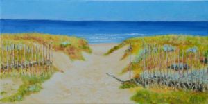Voir le détail de cette oeuvre: plage du médoc 24062025A