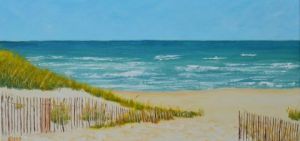 Voir le détail de cette oeuvre: plage du médoc 24062025J