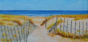 Voir le détail de cette oeuvre: plage du médoc 24062025L